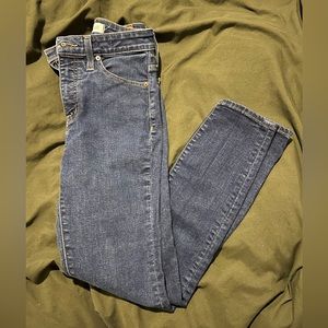 Madewell jeans, 24P high rise skinny